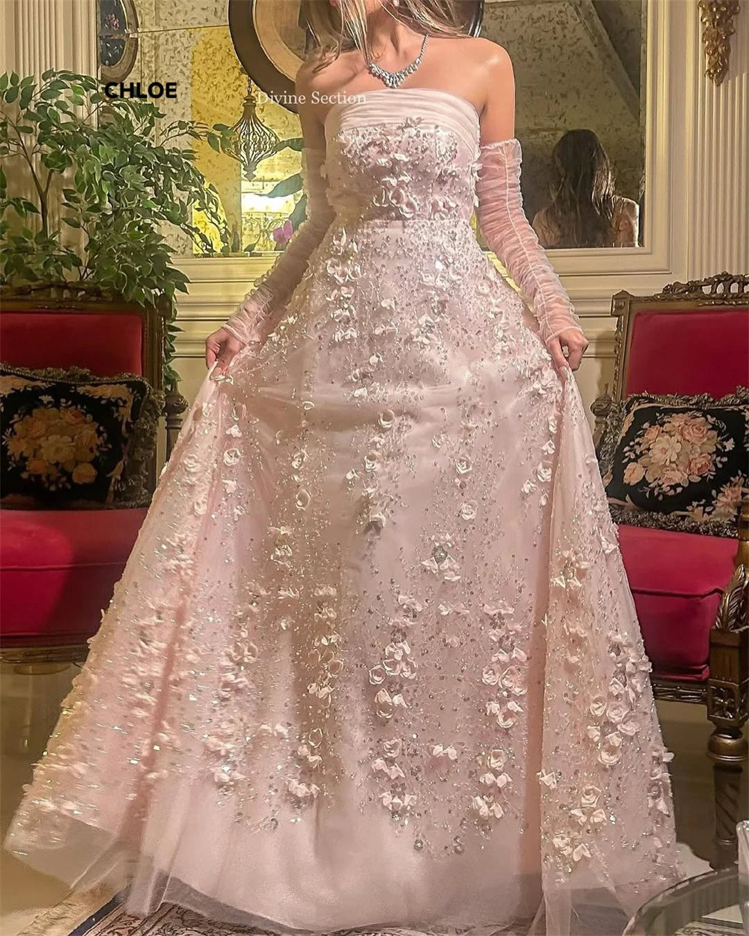 Off-shoulder Evening Dresses Woman Elegant Luxury 2025 Dresses for Special Occasions Custom Made Line A Short Sleeve Robe Soiree