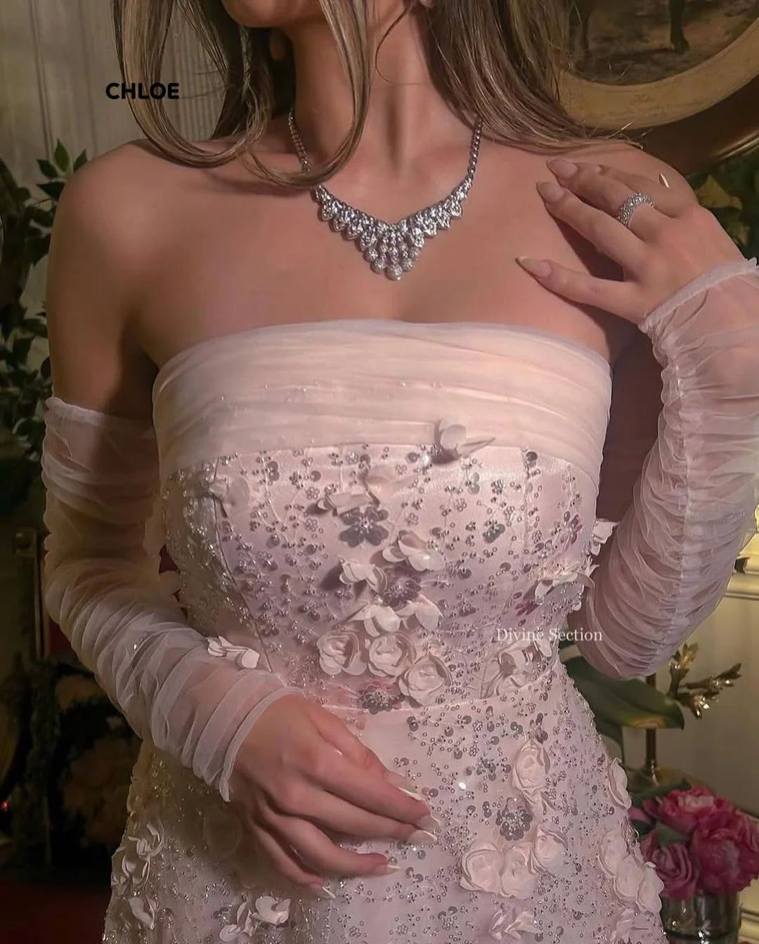 Off-shoulder Evening Dresses Woman Elegant Luxury 2025 Dresses for Special Occasions Custom Made Line A Short Sleeve Robe Soiree